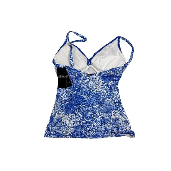 Lauren Ralph Lauren Women's 4 Underwire Slimming Support Tankini Swim Top NWT - Picture 3 of 16